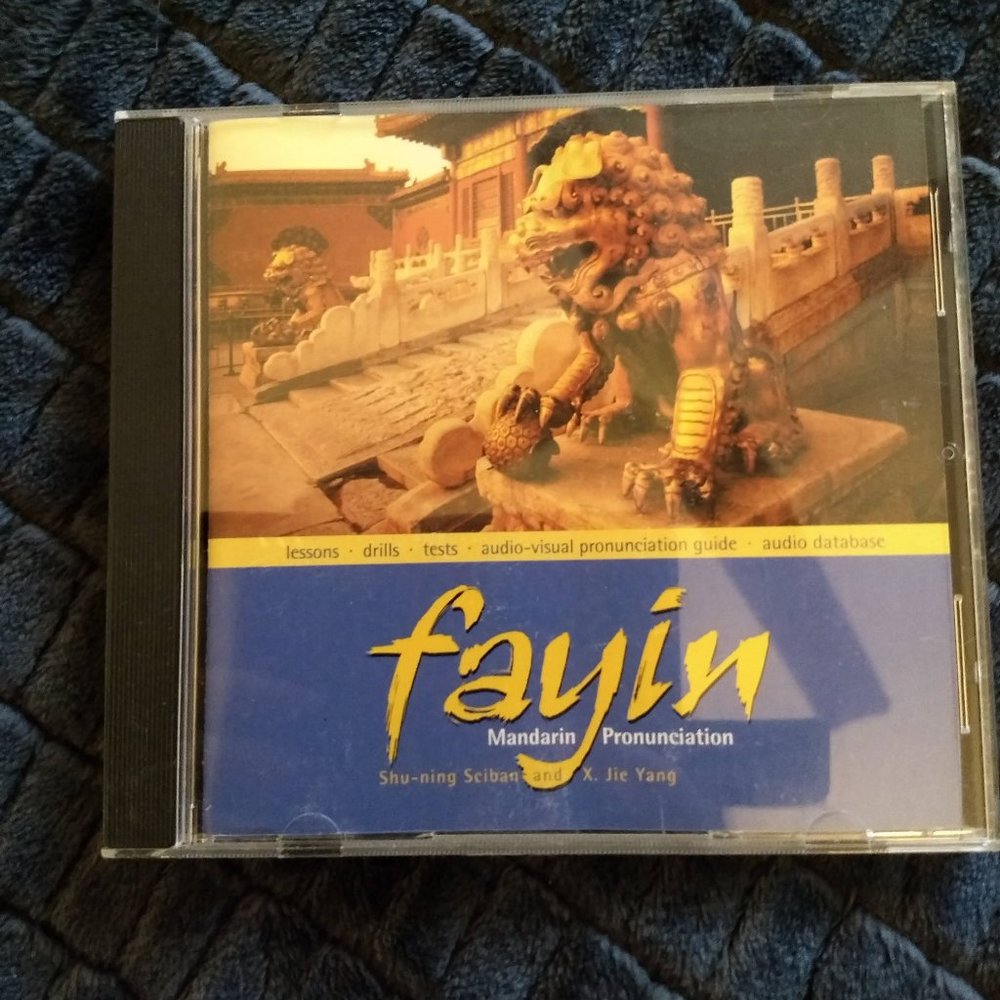 Mandarin language pronunciation phonetics CD NWOT